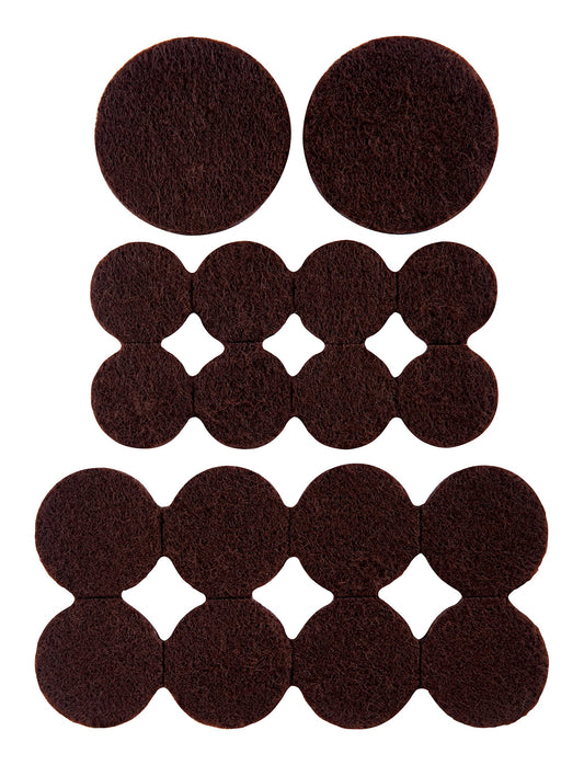 Scotch™ Felt Pads Value Pack SP846-NA-S, 36 Pack, Brown