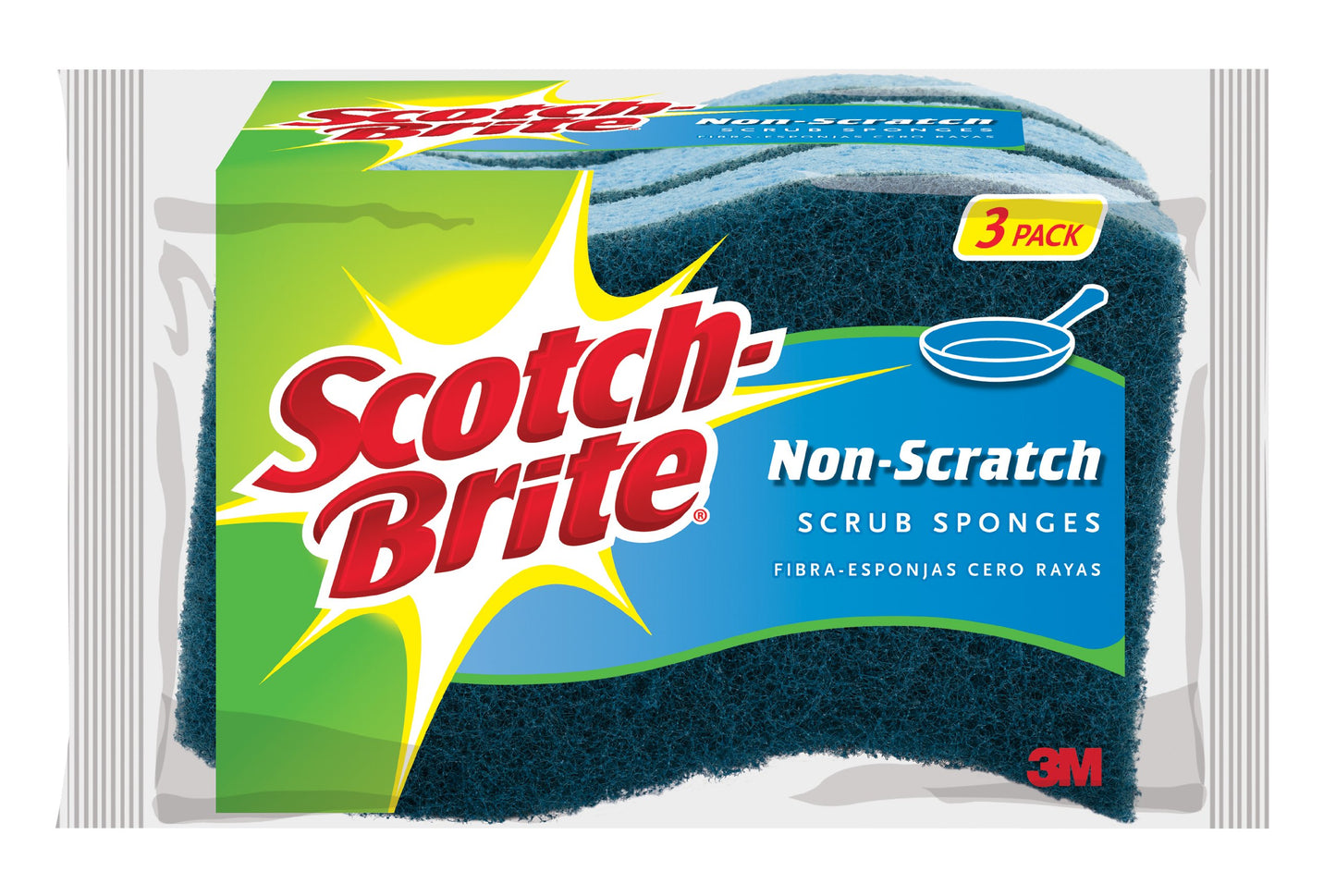 Scotch-Brite® Non-Scratch Scrub Sponge MP-3-8-D