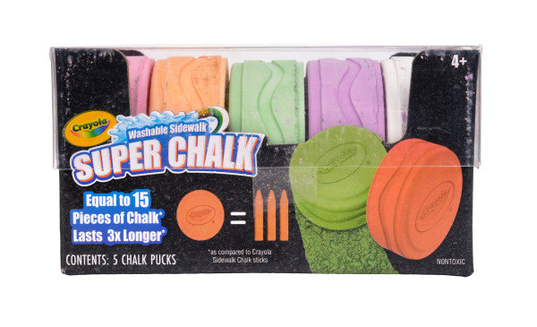 Crayola 5 Ct Super Chalk (Secondary) (03-9112)