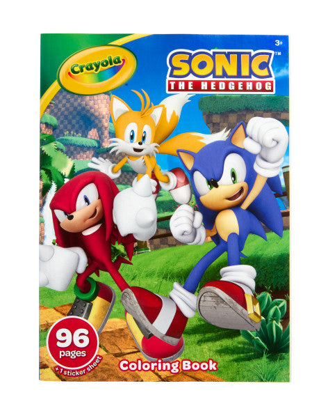 Crayola 96 Coloring Pages, Sonic (04-0847)