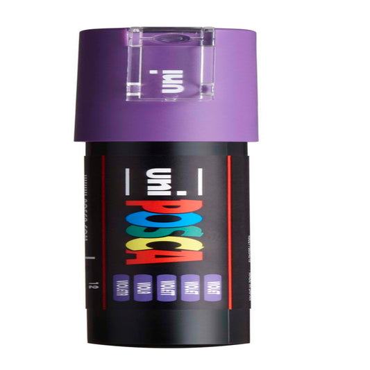 uni® POSCA PC-1M Water-Based Paint Markers, Extra Fine Tip (0.7mm), Violet