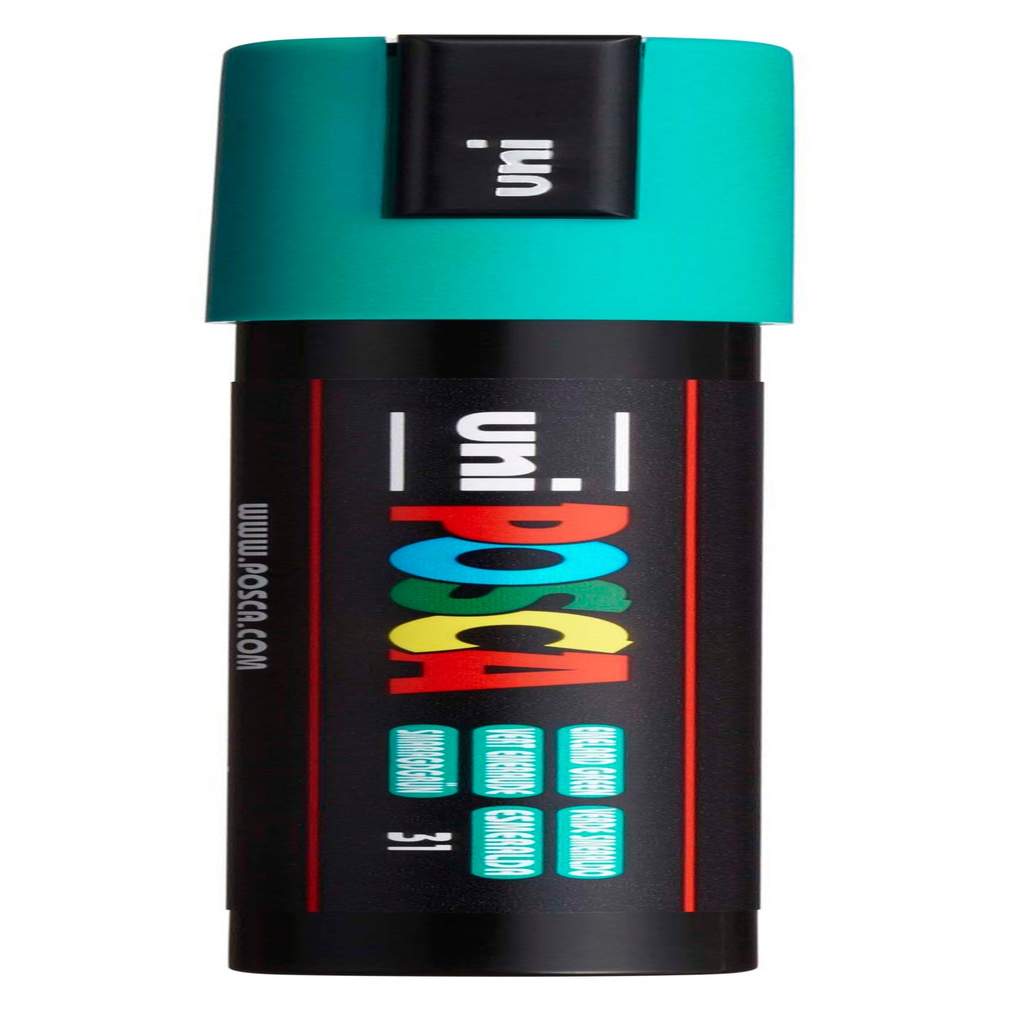 uni® POSCA PC-5M Water-Based Paint Markers, Reversible Medium Tip (1.8-2.5mm), Emerald Green