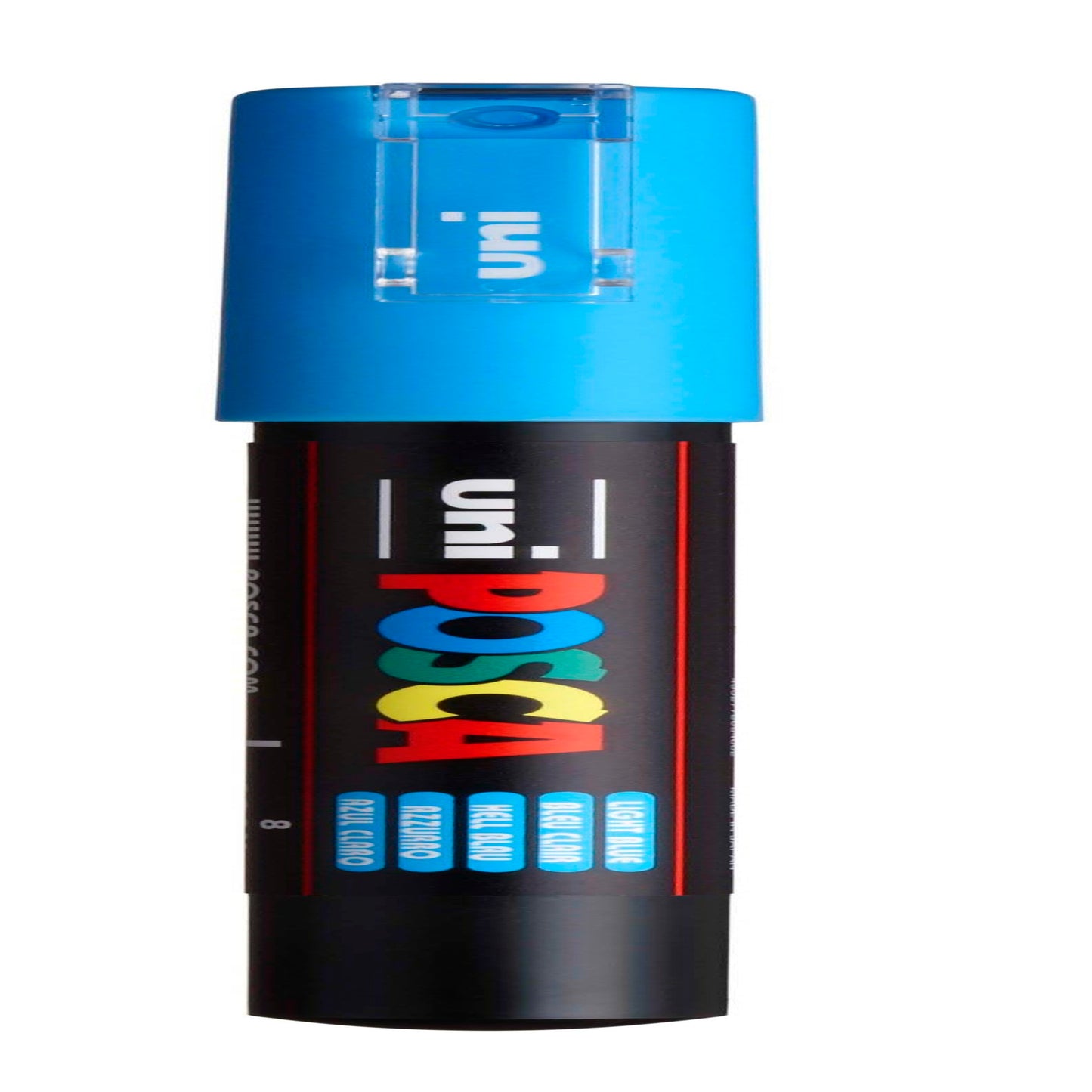 uni® POSCA PC-1M Water-Based Paint Markers, Extra Fine Tip (0.7mm), Light Blue