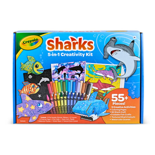 Crayola Sharks 5-in-1 Creativity Kit (04-0760)