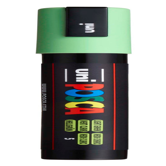 uni® POSCA PC-5M Water-Based Paint Markers, Reversible Medium Tip (1.8-2.5mm), Light Green