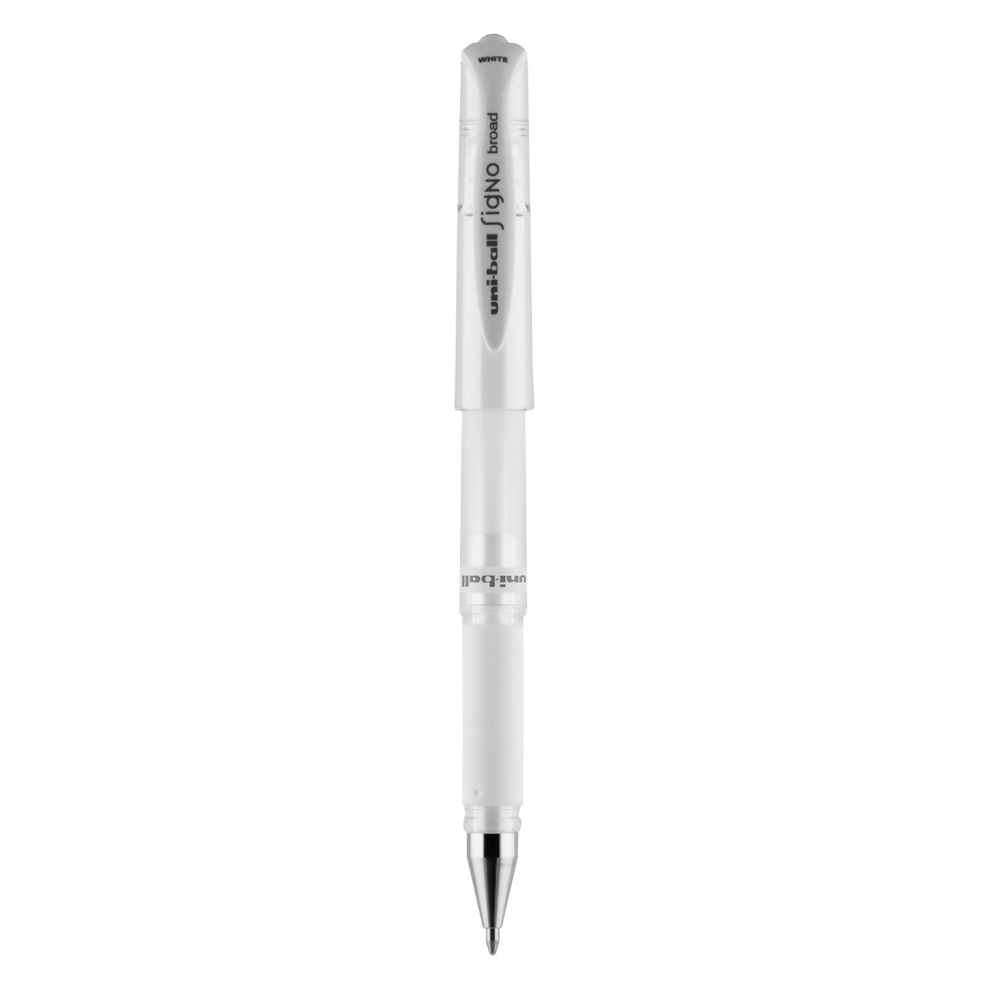 uniball™ Signo Gel Impact Pens, Bold Point (1.0mm), White