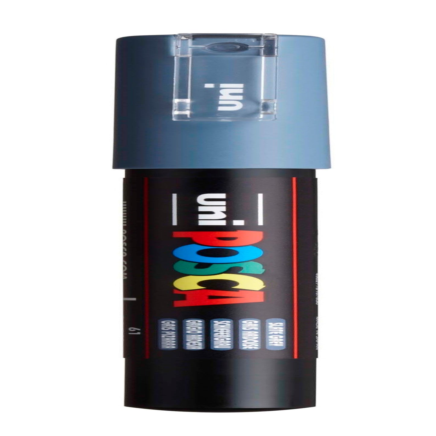 uni® POSCA PC-1M Water-Based Paint Markers, Extra Fine Tip (0.7mm), Slate Grey