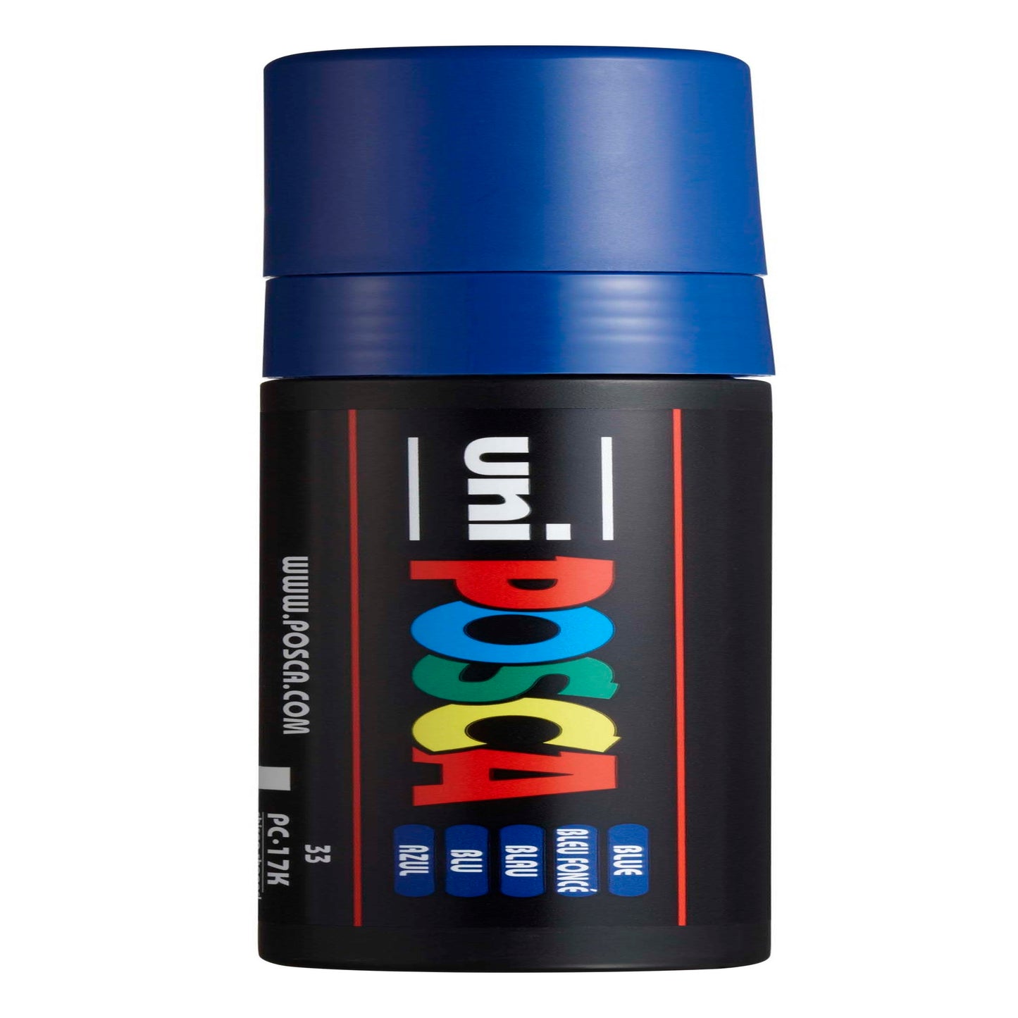 uni® POSCA PC-17K Water-Based Paint Markers, Extra Broad Tip (15mm), Blue