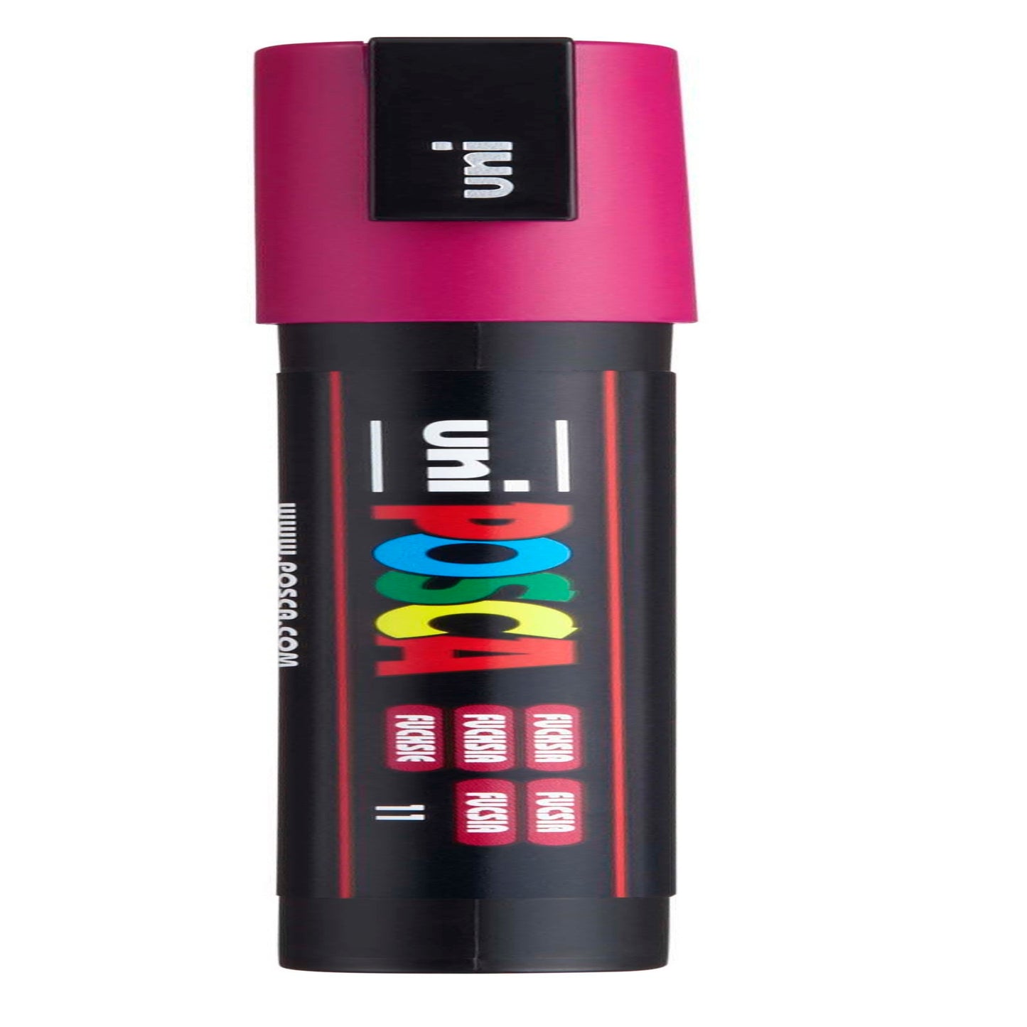 uni® POSCA PC-3M Water-Based Paint Markers, Reversible Fine Tip (0.9-1.3mm), Fuchsia
