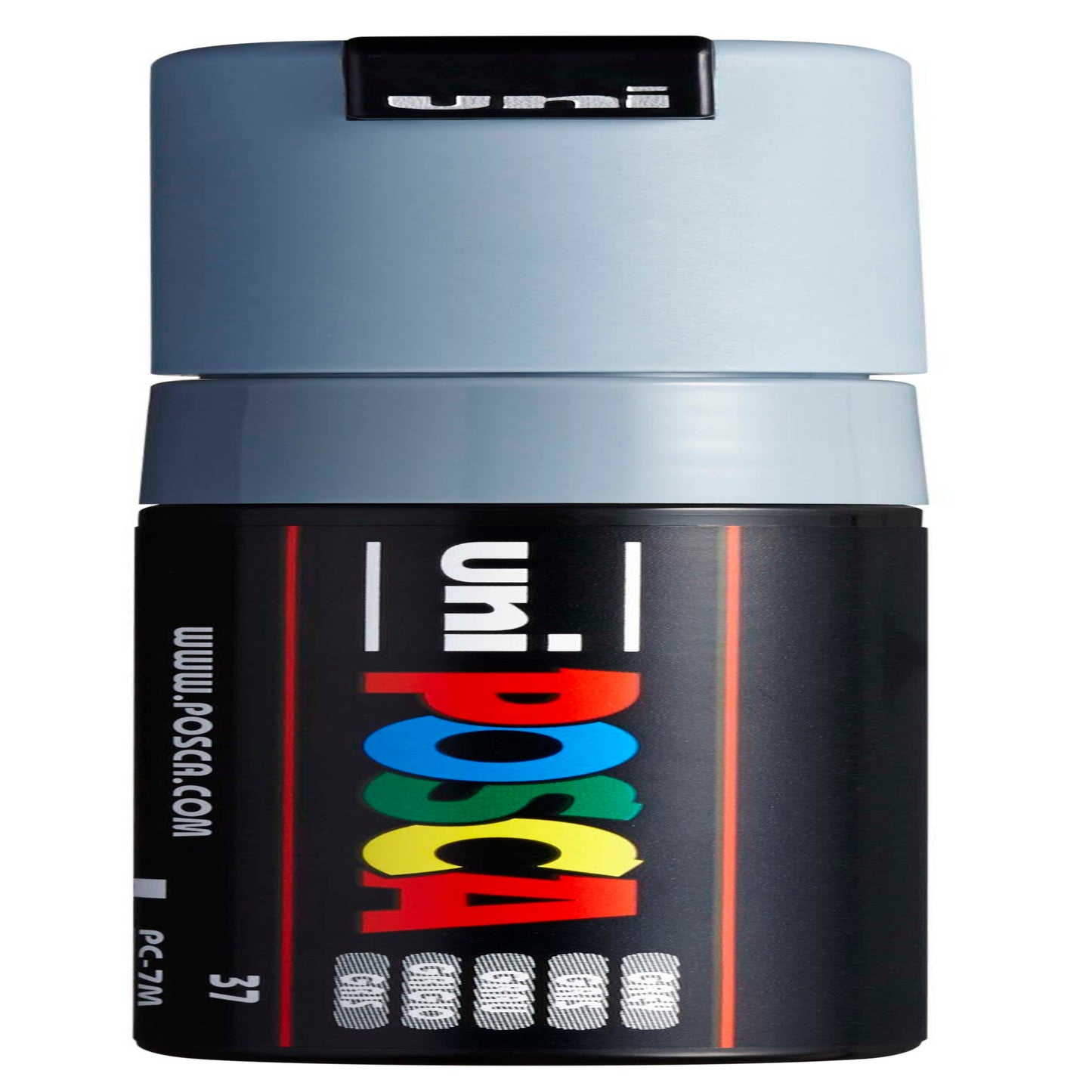 uni® POSCA PC-7M Water-Based Paint Markers, Broad Tip (4.5-5.5mm), Grey