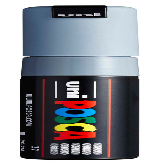 uni® POSCA PC-7M Water-Based Paint Markers, Broad Tip (4.5-5.5mm), Grey