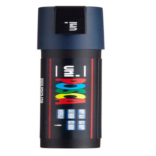 uni® POSCA PC-3M Water-Based Paint Markers, Reversible Fine Tip (0.9-1.3mm), Navy Blue