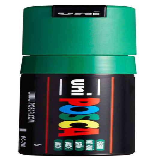 uni® POSCA PC-7M Water-Based Paint Markers, Broad Tip (4.5-5.5mm), Green