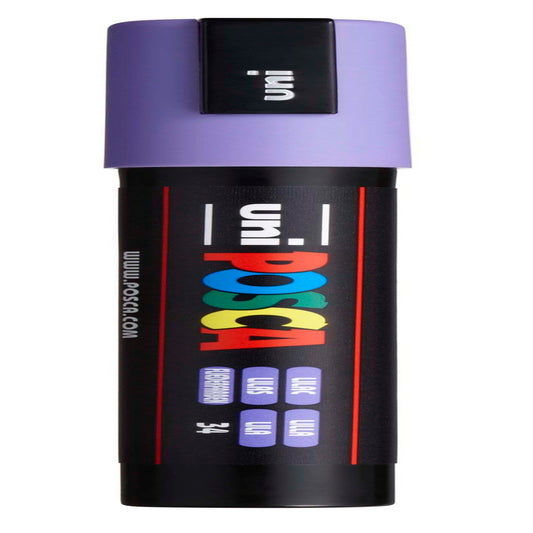 uni® POSCA PC-5M Water-Based Paint Markers, Reversible Medium Tip (1.8-2.5mm), Lilac