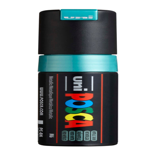 uni® POSCA PC-8K Water-Based Paint Markers, Broad Tip (8mm), Metallic Green