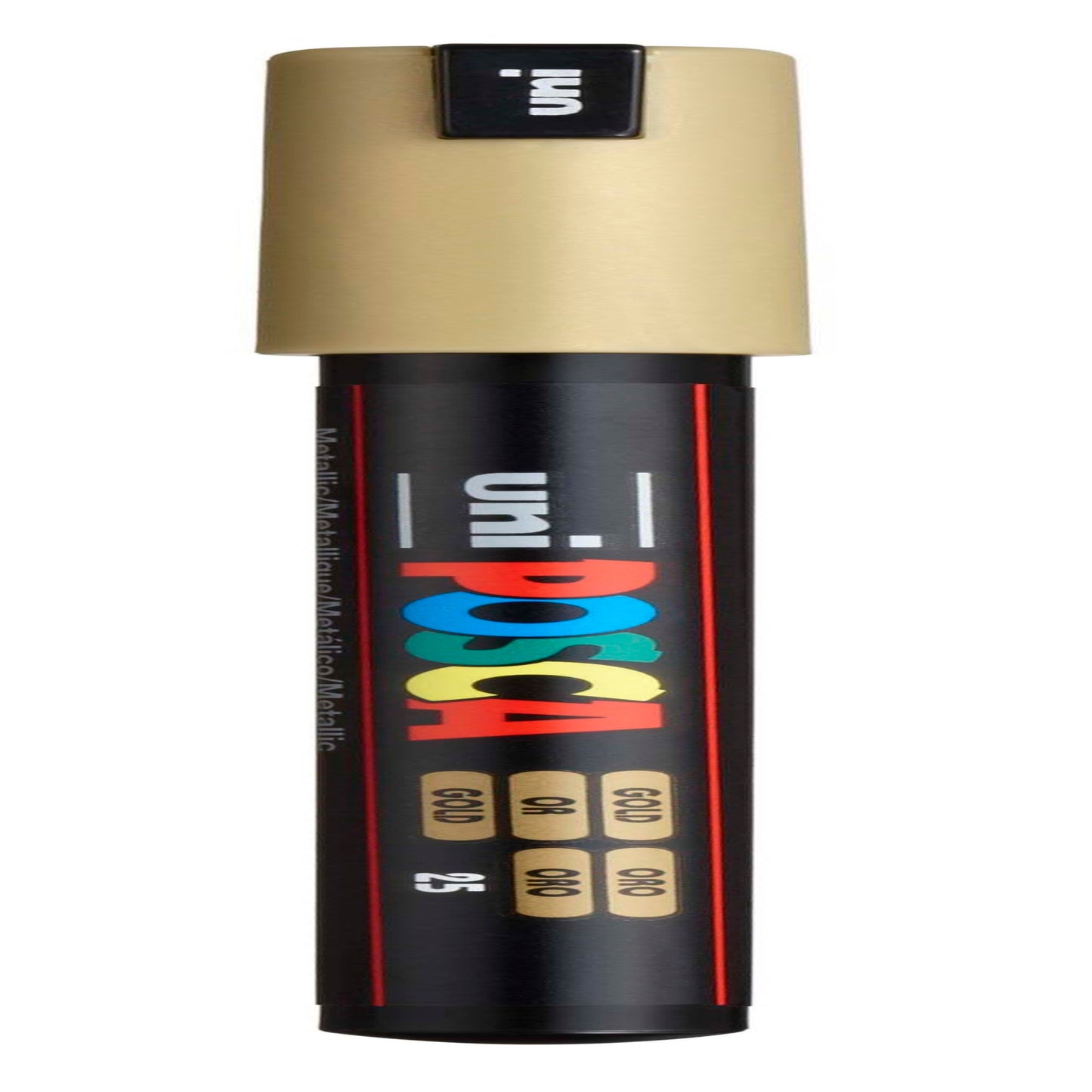 uni® POSCA PC-1MR Water-Based Paint Markers, Extra Fine Tip (0.7mm), Gold