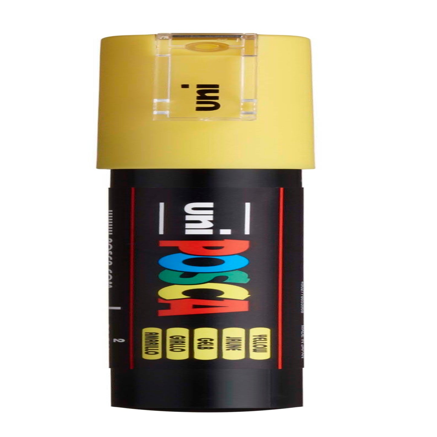 uni® POSCA PC-1M Water-Based Paint Markers, Extra Fine Tip (0.7mm), Yellow