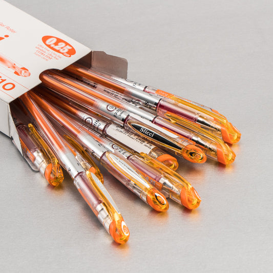 Pentel Arts Slicci (0.25mm) Extra Fine Gel Pen - Orange Ink (BG202-F1)