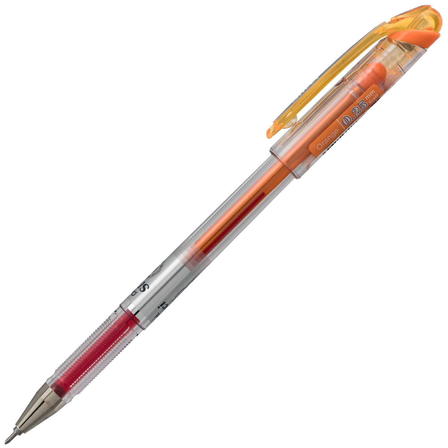 Pentel Arts Slicci (0.25mm) Extra Fine Gel Pen - Orange Ink (BG202-F1)