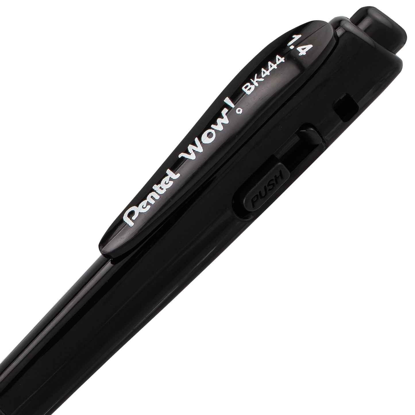 Pentel WOW! Ballpoint Pen, (1.4mm), Bold Line, Black Ink (BK444-A)