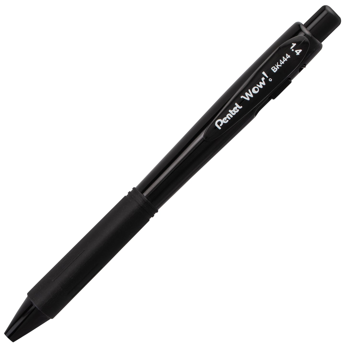 Pentel WOW! Ballpoint Pen, (1.4mm), Bold Line, Black Ink (BK444-A)