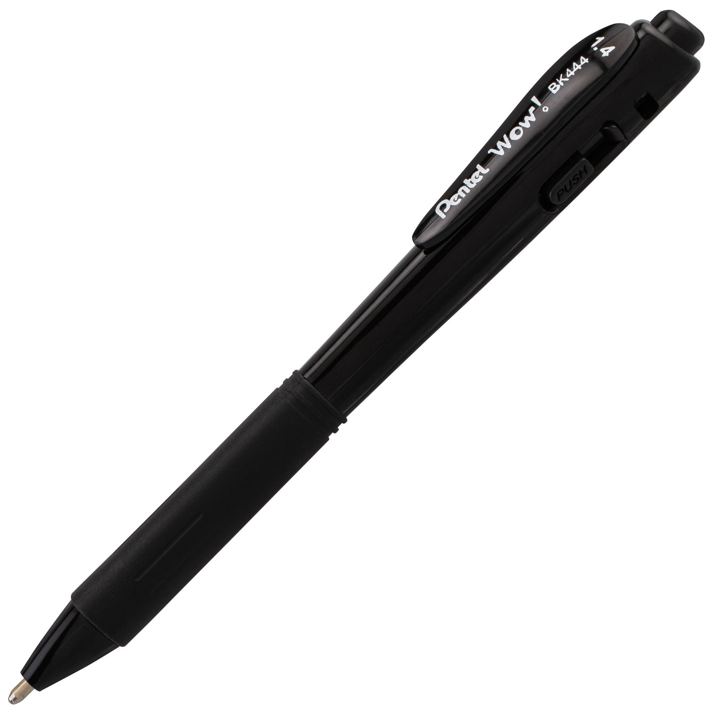 Pentel WOW! Ballpoint Pen, (1.4mm), Bold Line, Black Ink (BK444-A)