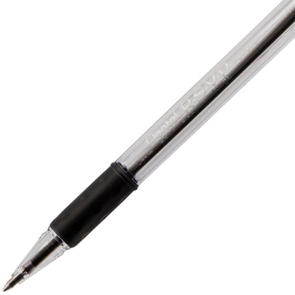 Pentel RSVP Ballpoint Pen, (0.7mm) Fine Line, Black Ink (BK90-A)