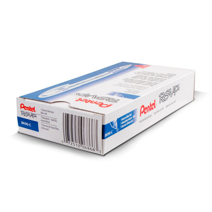 Pentel RSVP Ballpoint Pen, (0.7mm) Fine Line, Blue Ink (BK90-C), 48 Dozen