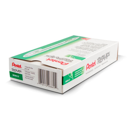 Pentel RSVP Ballpoint Pen, (0.7mm) Fine Line, Green Ink (BK90-D)
