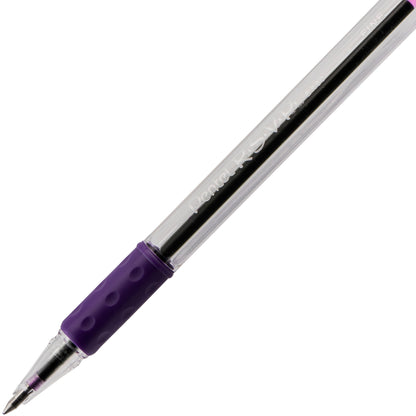Pentel RSVP Ballpoint Pen, (0.7mm) Fine Line, Violet Ink (BK90-V), 48 Dozen