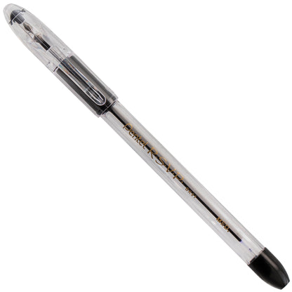 Pentel RSVP Ballpoint Pen, (1.0mm) Medium Line, Black Ink (BK91-A), 48 Dozen