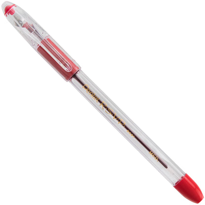 RSVP Ballpoint Pen, (1.0mm) Medium Line, Red Ink (BK91-B)
