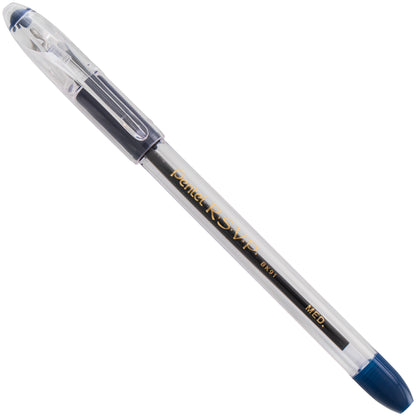 RSVP Ballpoint Pen, (1.0mm) Medium Line, Blue Ink (BK91-C)