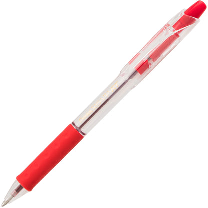 RSVP RT Retractable Ballpoint Pen, (1.0mm) Medium Line, Red Ink (BK93-B)