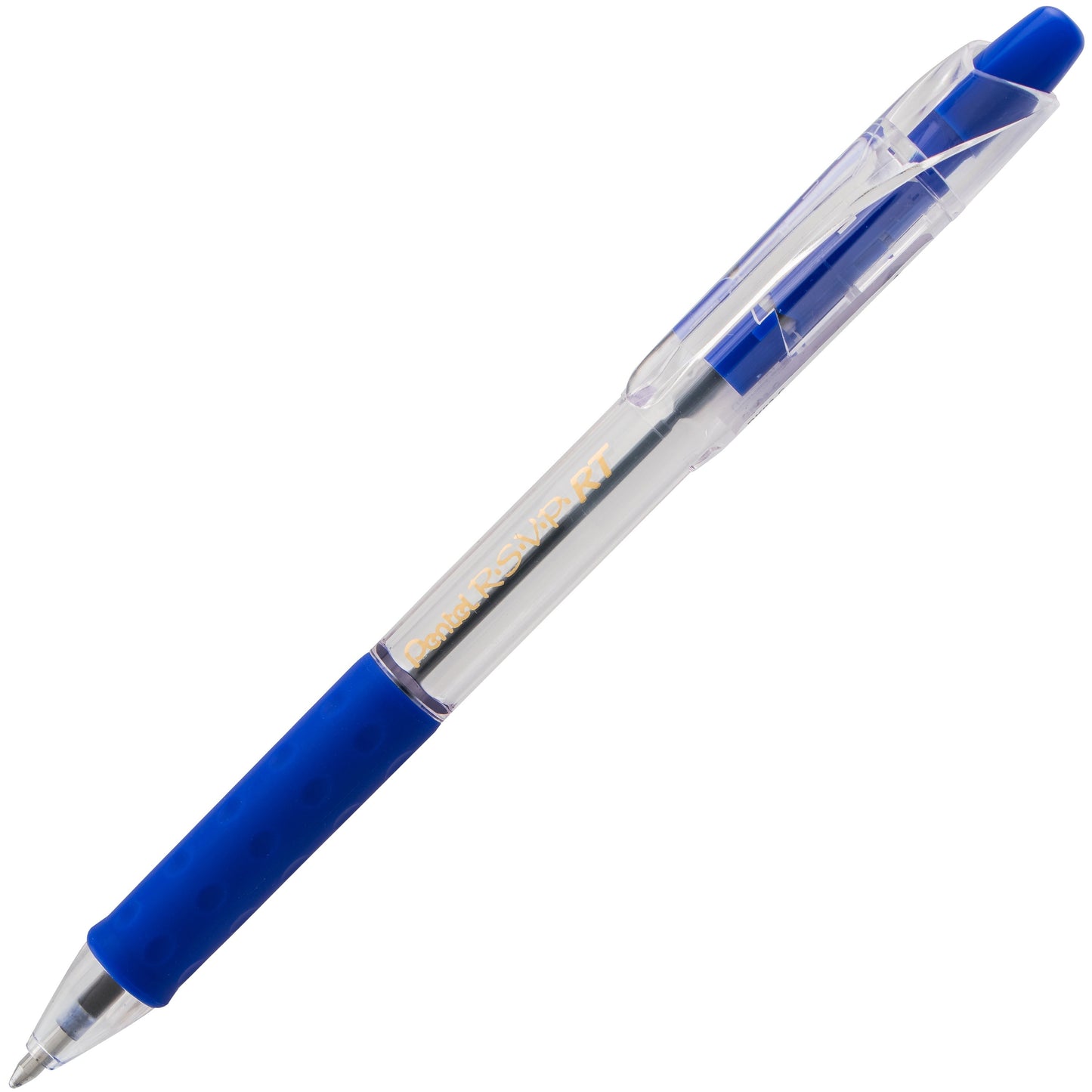 Pentel RSVP RT Retractable Ballpoint Pen, (1.0mm) Medium Line, Blue Ink (BK93-C), 48 Dozen