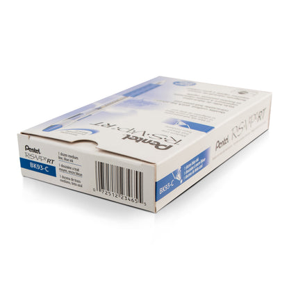 Pentel RSVP RT Retractable Ballpoint Pen, (1.0mm) Medium Line, Blue Ink (BK93-C), 48 Dozen