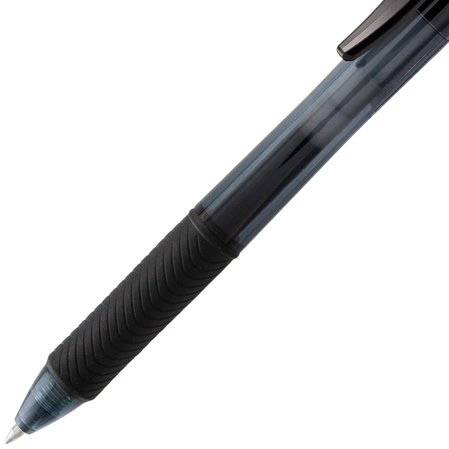 Pentel EnerGel-X Retractable Liquid Gel Pen, (0.7mm) Metal Tip, Black Ink (BL107-A)
