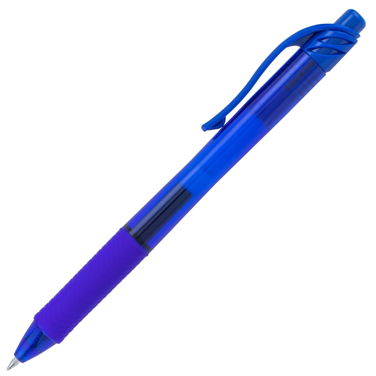 Pentel EnerGel-X Retractable Liquid Gel Pen, (0.7mm) Metal Tip, Medium Line, Blue Ink (BL107-C)