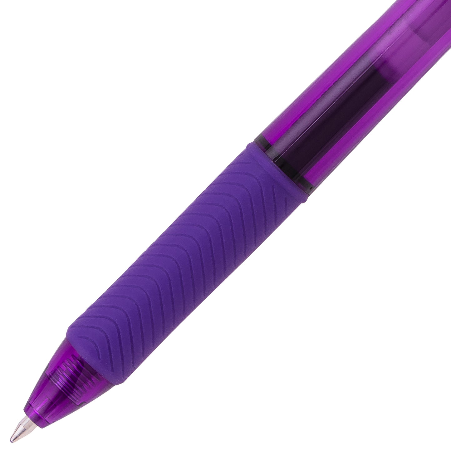 Pentel EnerGel-X Retractable Liquid Gel Pen, (0.7mm) Metal Tip, Medium Line, Violet Ink (BL107-V)