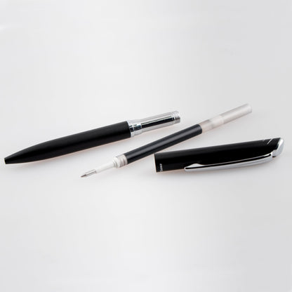EnerGel Style Gel Pen, (0.7mm) Medium Line, Black barrel, Black Ink, Gift Box w/ Belly Band (BL2007AABX)