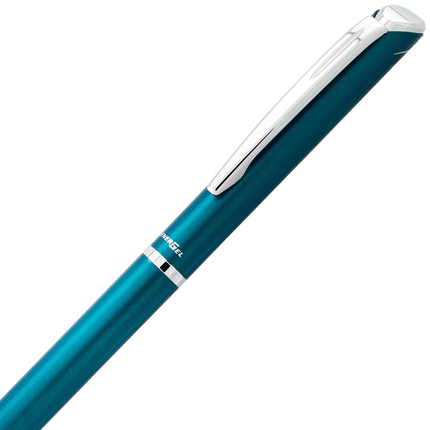 EnerGel Style Gel Pen, (0.7mm) Medium Line,Teal Blue barrel, Black Ink, Gift Box w/ Belly Band (BL2007SABX)