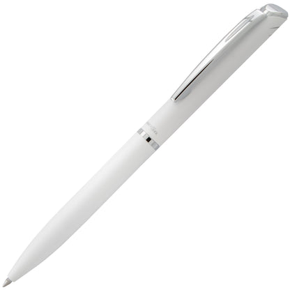 Pentel EnerGel Style Gel Pen, (0.7mm) Medium Line, White barrel, Black Ink, Gift Box w/ Belly Band (BL2007WABX)