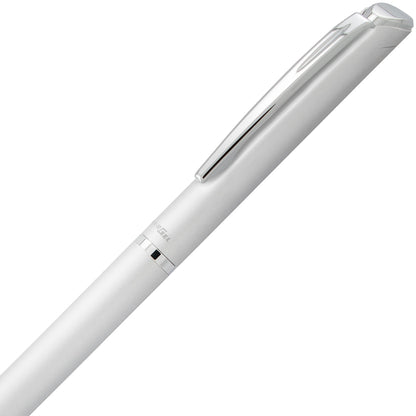 Pentel EnerGel Style Gel Pen, (0.7mm) Medium Line, Silver barrel, Black Ink, Gift Box w/ Belly Band (BL2007ZABX), 24 Each