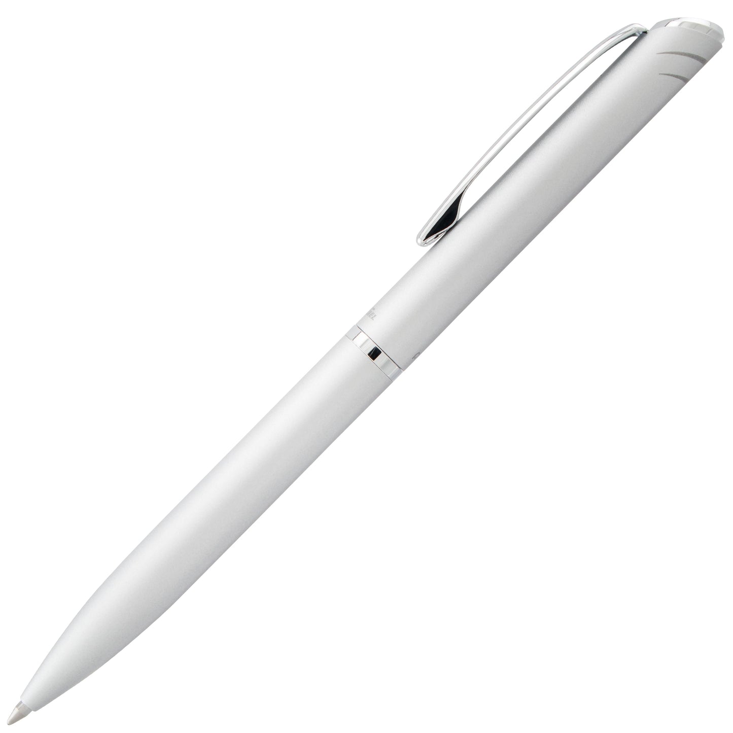 Pentel EnerGel Style Gel Pen, (0.7mm) Medium Line, Silver barrel, Black Ink, Gift Box w/ Belly Band (BL2007ZABX), 24 Each