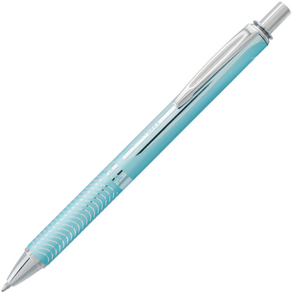 EnerGel Alloy Retractable Premium Liquid Gel Pen, (0.7mm) Aquamarine Barrel, Black Ink (BL407LS-A)