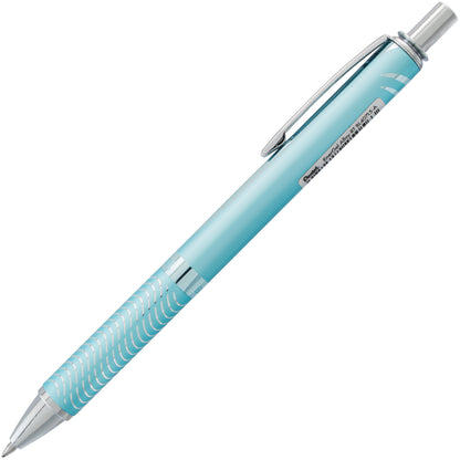 EnerGel Alloy Retractable Premium Liquid Gel Pen, (0.7mm) Aquamarine Barrel, Black Ink (BL407LS-A)