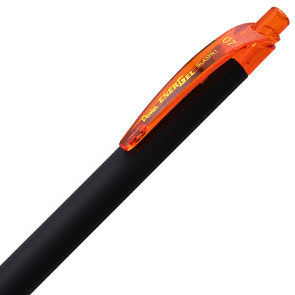 EnerGel Kuro Liquid Gel Pen, (0.7mm) Medium line, Orange Ink (BL437R1-F)