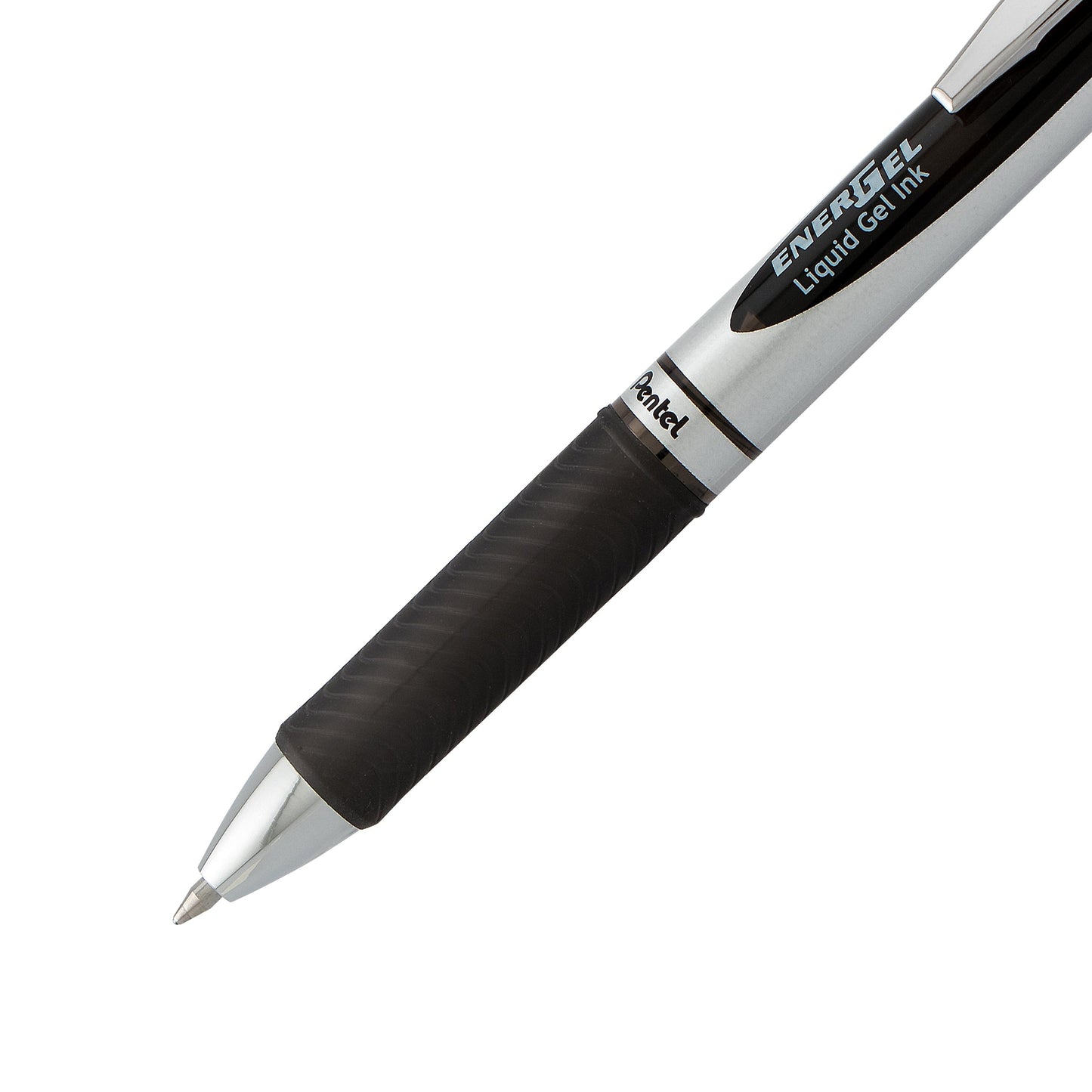 Pentel EnerGel RTX Retractable Liquid Gel Pen, (0.7mm) Metal Tip, Medium Line, Black Ink (BL77-A)