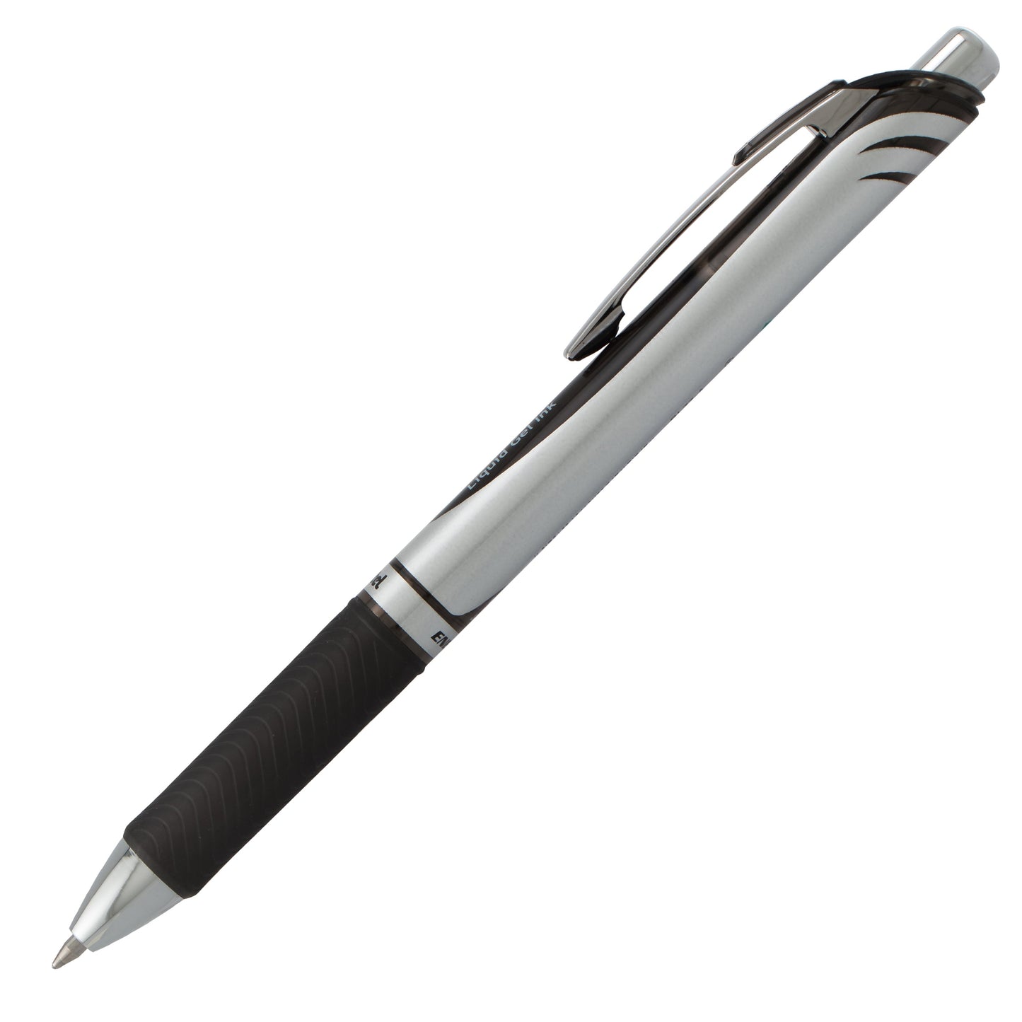 Pentel EnerGel RTX Retractable Liquid Gel Pen, (0.7mm) Metal Tip, Medium Line, Black Ink (BL77-A)