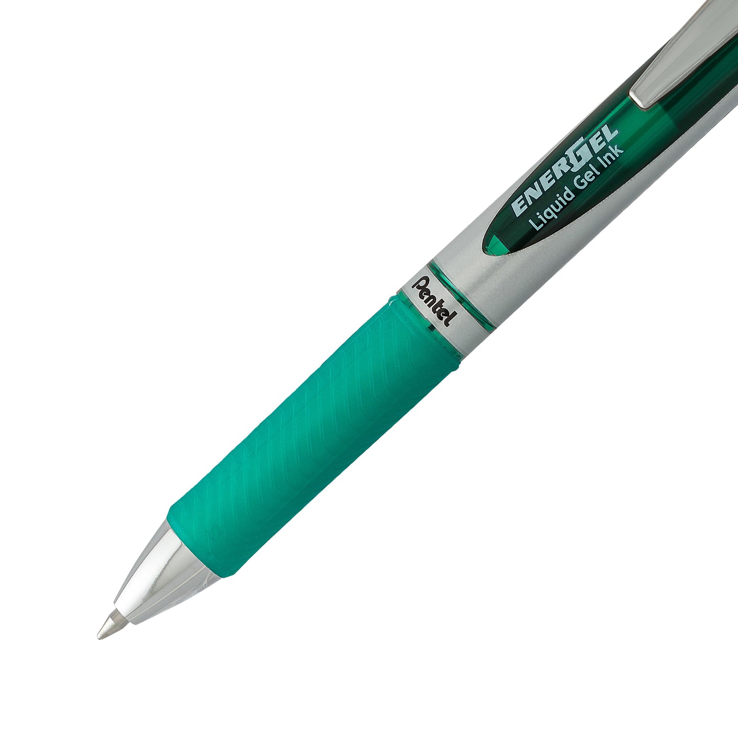 Pentel EnerGel RTX Retractable Liquid Gel Pen, (0.7mm) Metal Tip, Medium Line,Green Ink (BL77-D)